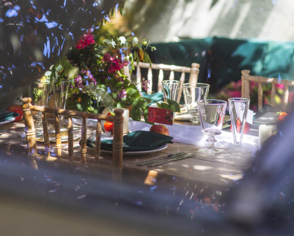 colourful wedding table