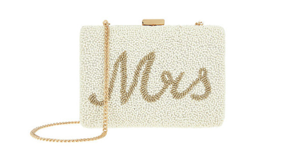 Mrs wedding handbag