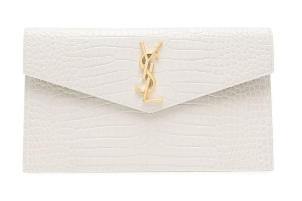 YSL bridal clutch bag