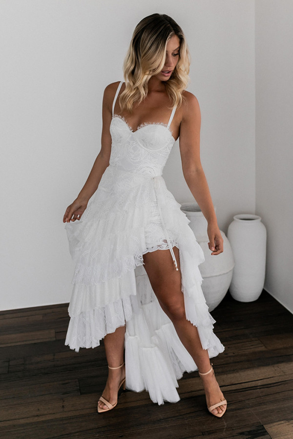 Grace Loves Lace Izabel ruffle wedding dress