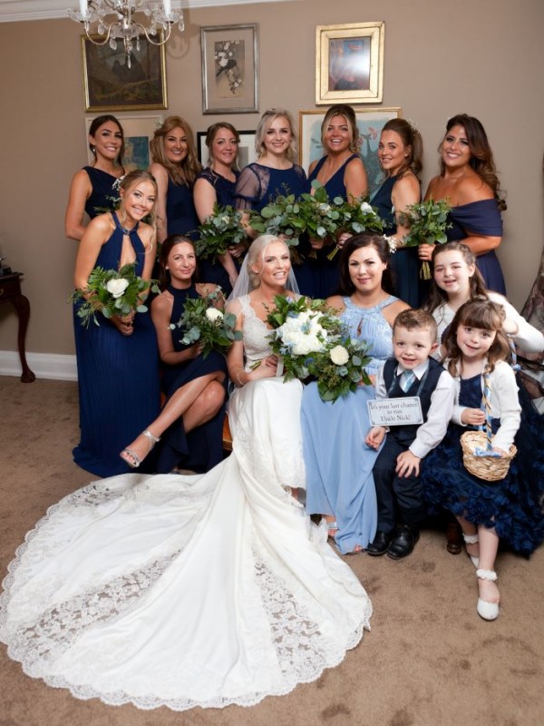 Bridal party wedding photo