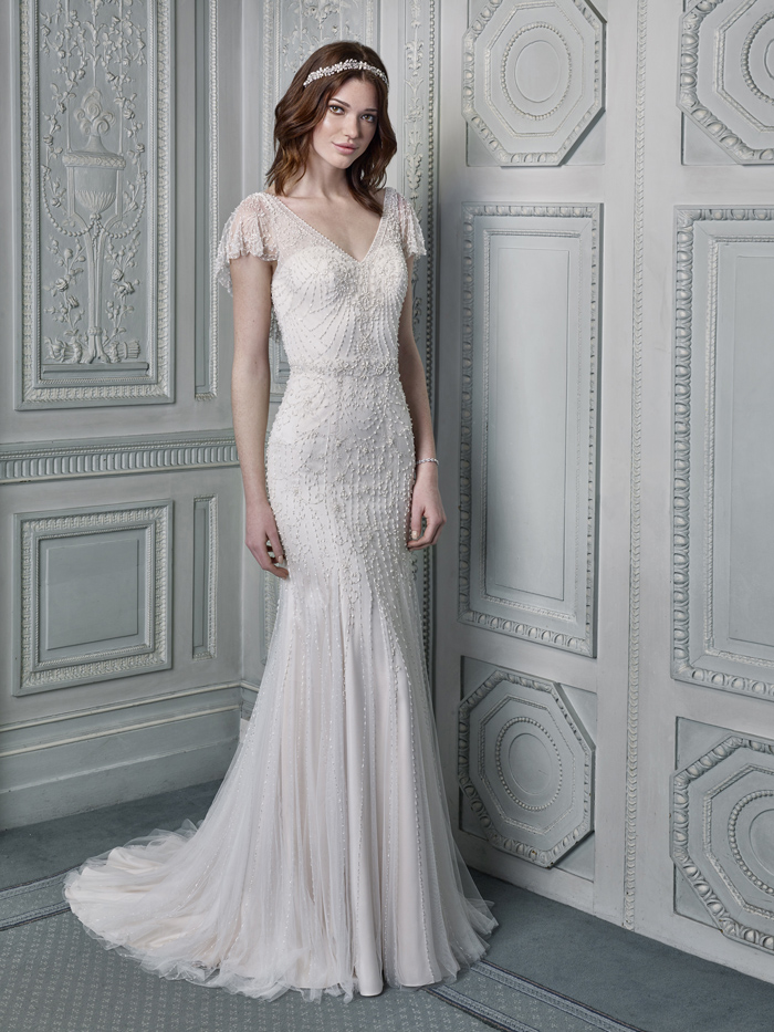 Ellis Bridals 1920s wedding dress