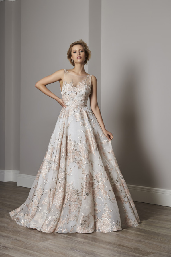 Sassi Holford Alicia floral wedding dress