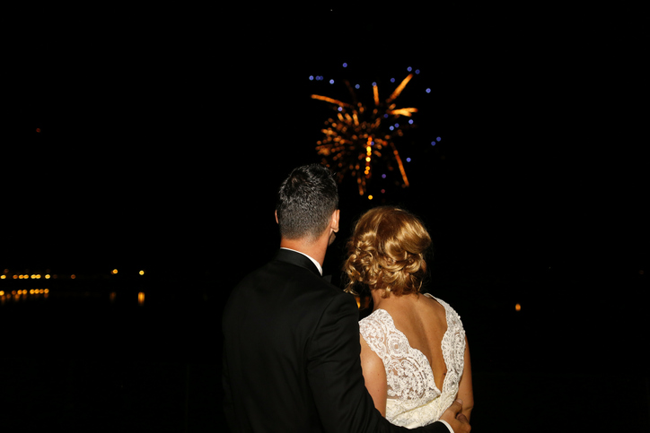 Wedding fireworks