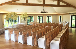 Ceremony room set up enhanced
