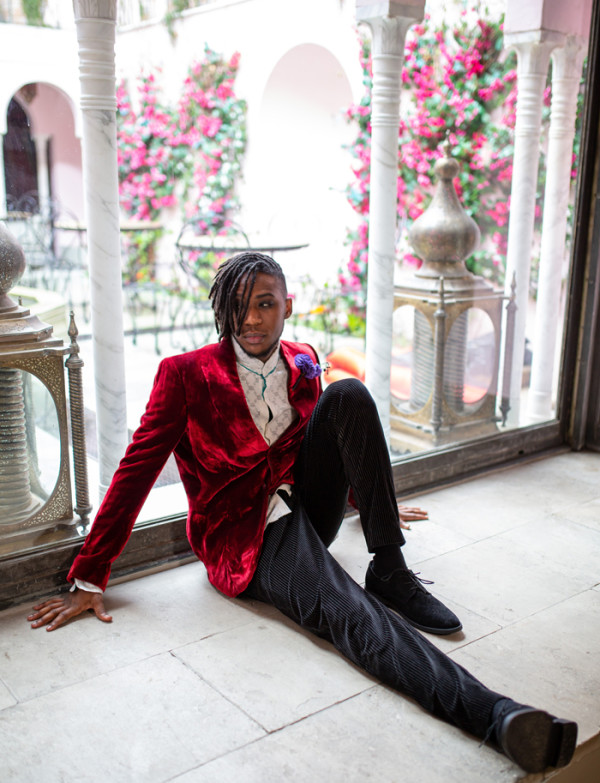 Prince inspired groom