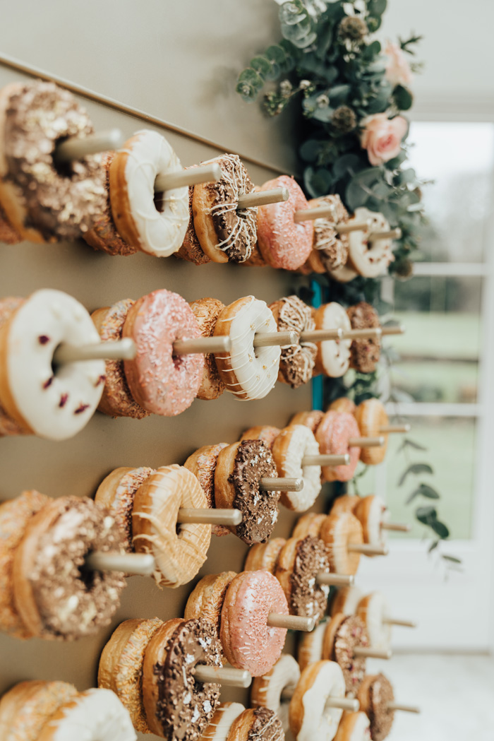 Floral doughnut wall