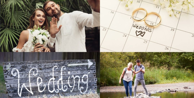 Wedding inspiration collage