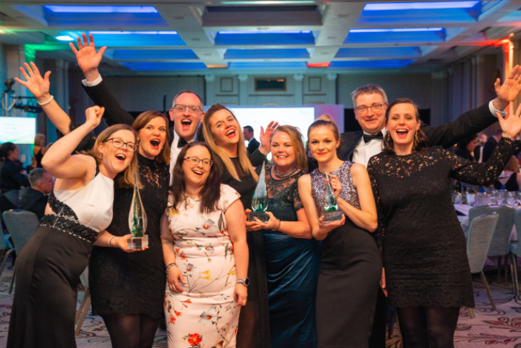 Celebrating three wins The Hever Castle team