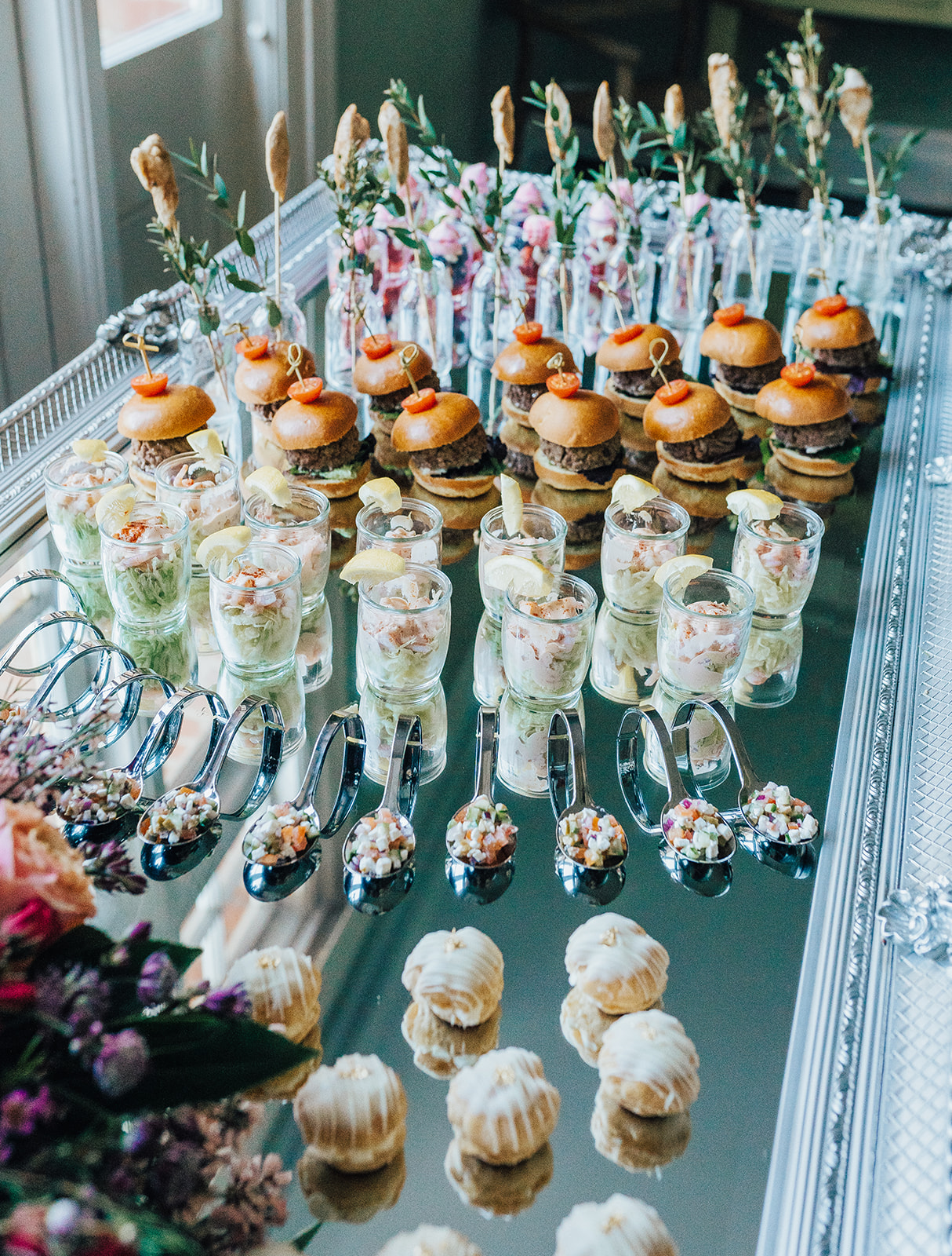 Summer wedding catering
