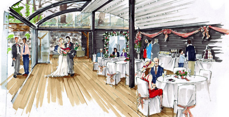 Drawing wedding guests