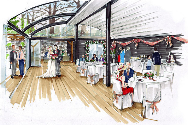 Drawing wedding guests