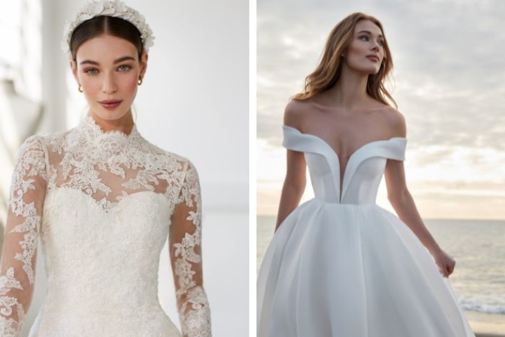 wedding dress necklines every bride