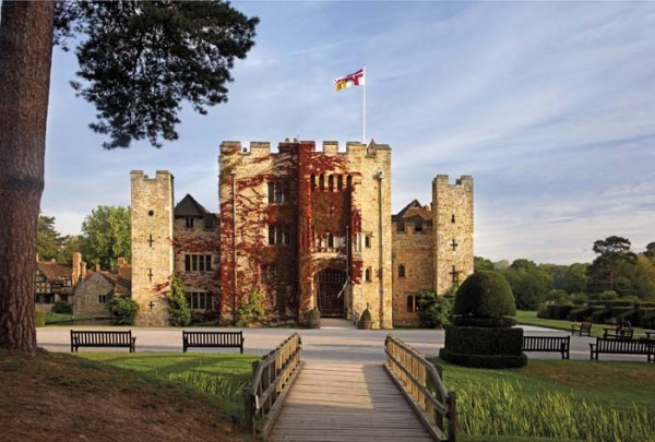 Hever Castle in autumn colours