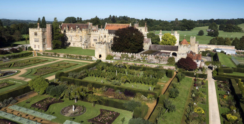 Penshurst Place aerial shot