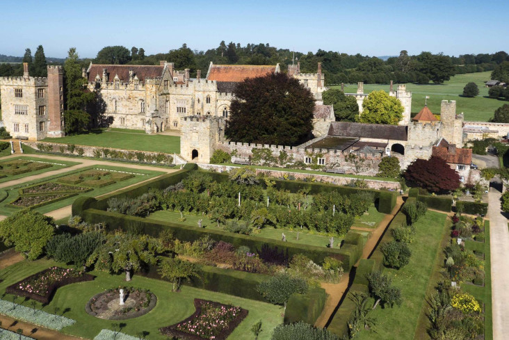 Penshurst Place aerial shot
