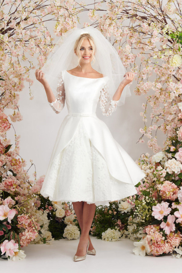 House of Mooshki tea-length wedding dress