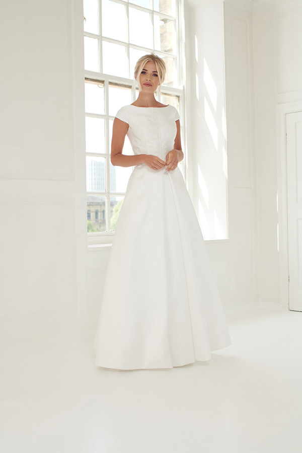 wedding dress neckline for every bride bateau