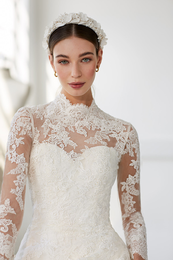 wedding dress neckline for every bride high neck